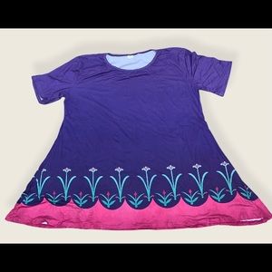 New Disney Princess Anna Frozen Tunic Tshirt Top